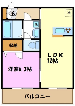 PEAR PARK3の物件間取画像